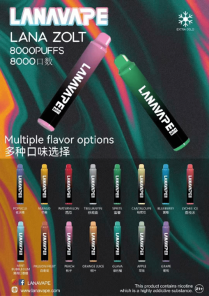 LANA-ZOLT拋棄式8000口.png LANA ZOLT拋棄式🪄8000口一次性 (可充電)