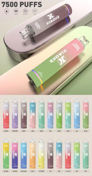 XIAOKE梟客拋棄式7500口🪄可充電🔋獨家稀有綠豆口味!!